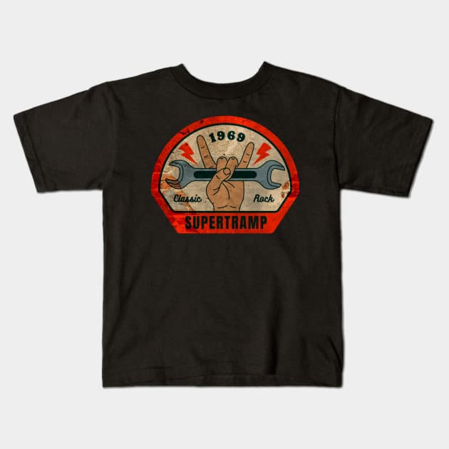 Supertramp // Wrench Kids T-Shirt by OSCAR BANKS ART